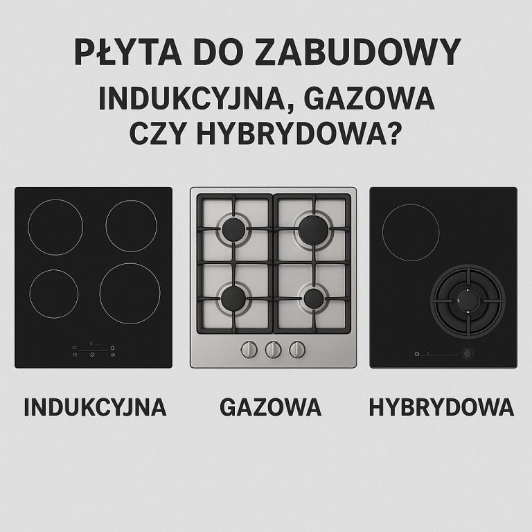 Płyta do zabudowy - indukcyjna, gazowa czy hybrydowa