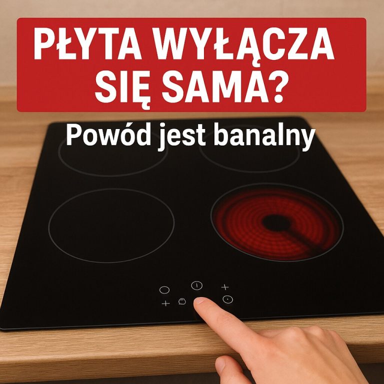 Płyta wyłącza się sama Powód jest banalny