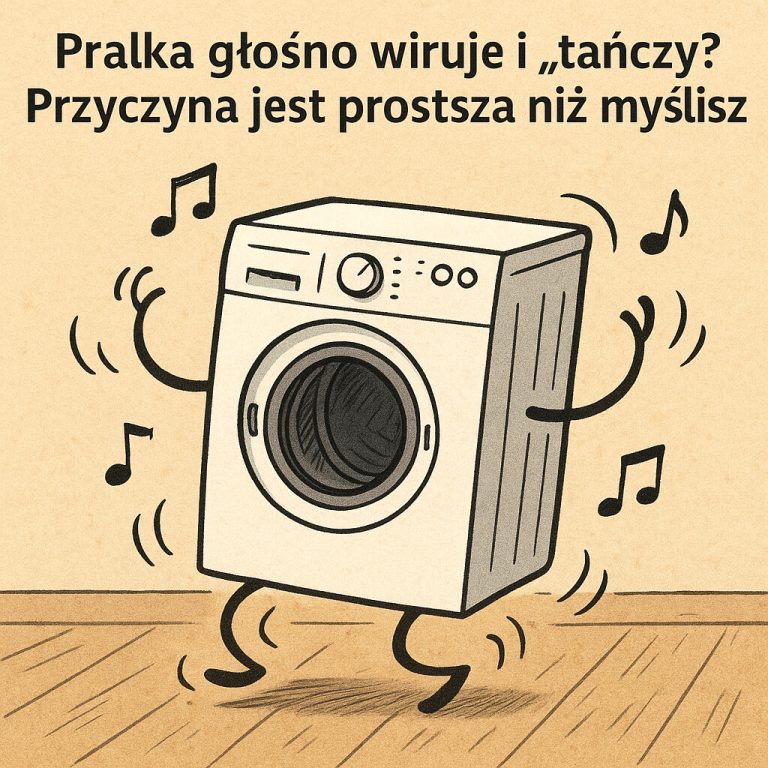 Pralka głośno wiruje i „tańczy Przyczyna jest prostsza niż myślisz