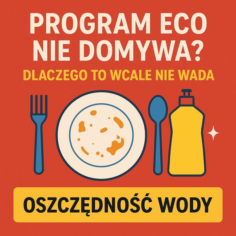 # Program ECO nie domywa Dlaczego to wcale nie wada