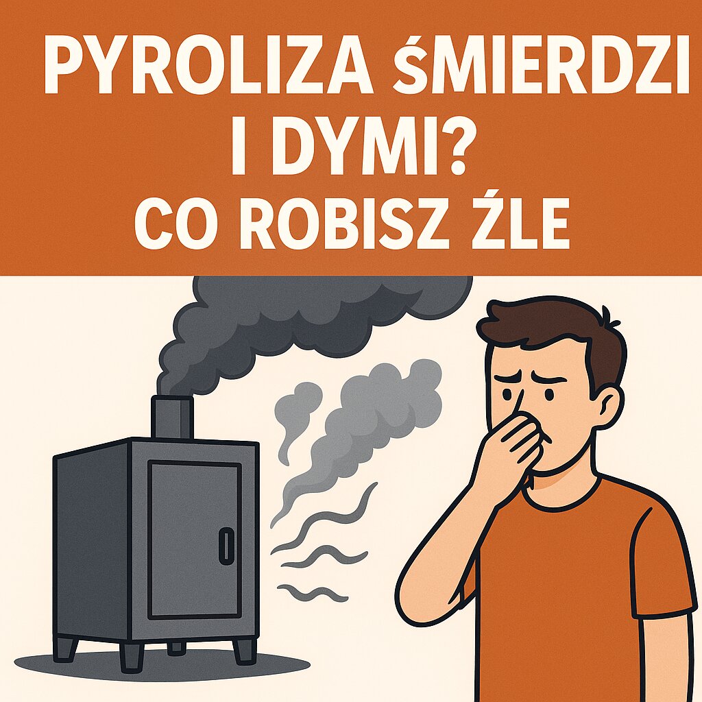 Pyroliza śmierdzi i dymi Co robisz źle