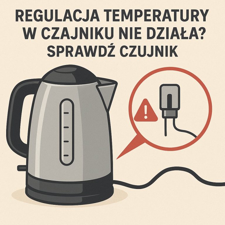 Regulacja temperatury nie działa Sprawdź czujnik