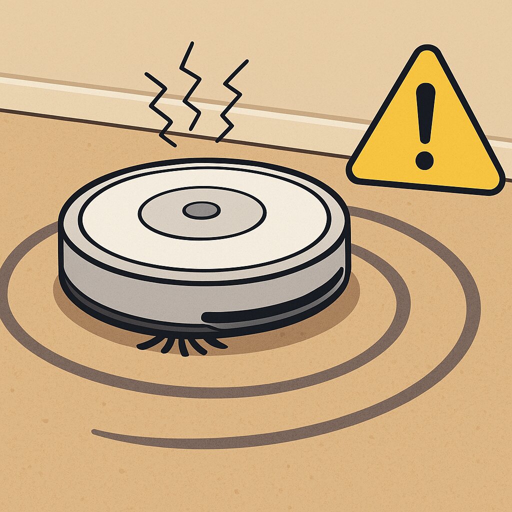 Robot krąży w kółko Winne są czujniki, nie bateria