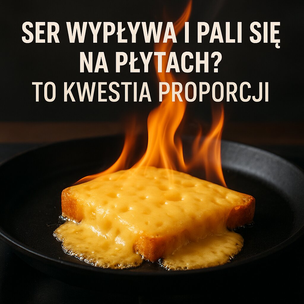 Ser wypływa i pali się na płytach To kwestia proporcji