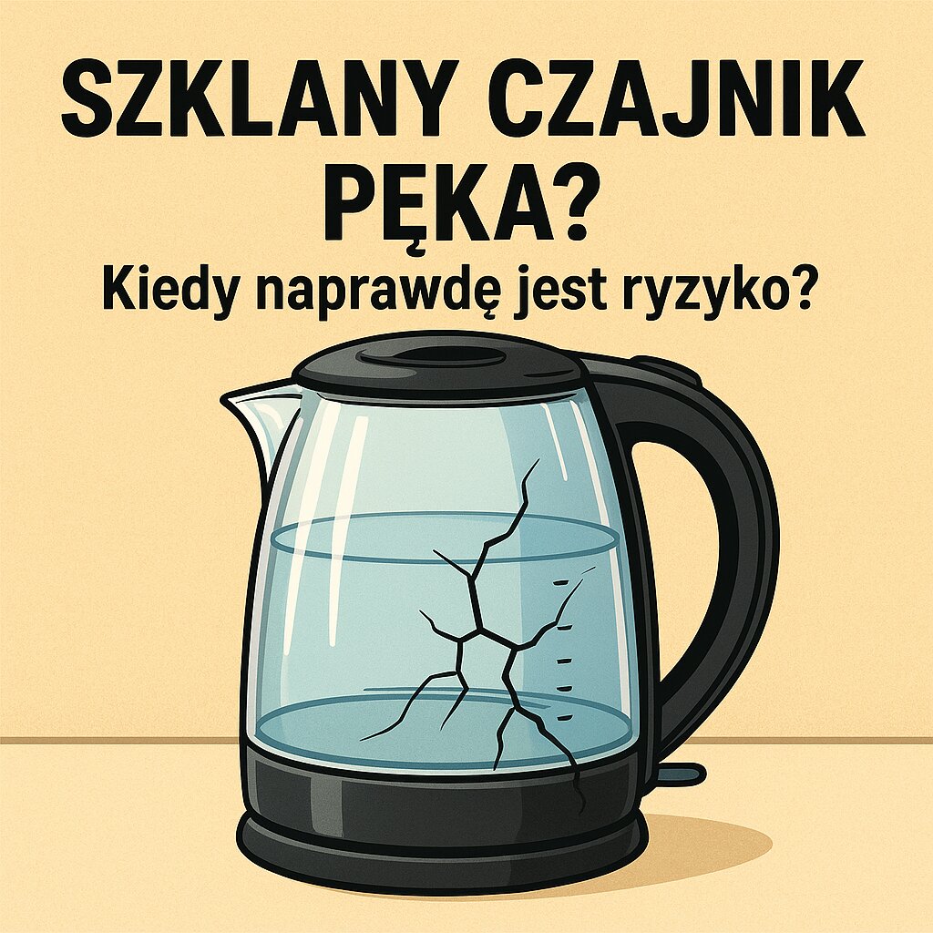 Szklany czajnik pęka Kiedy naprawdę jest ryzyko