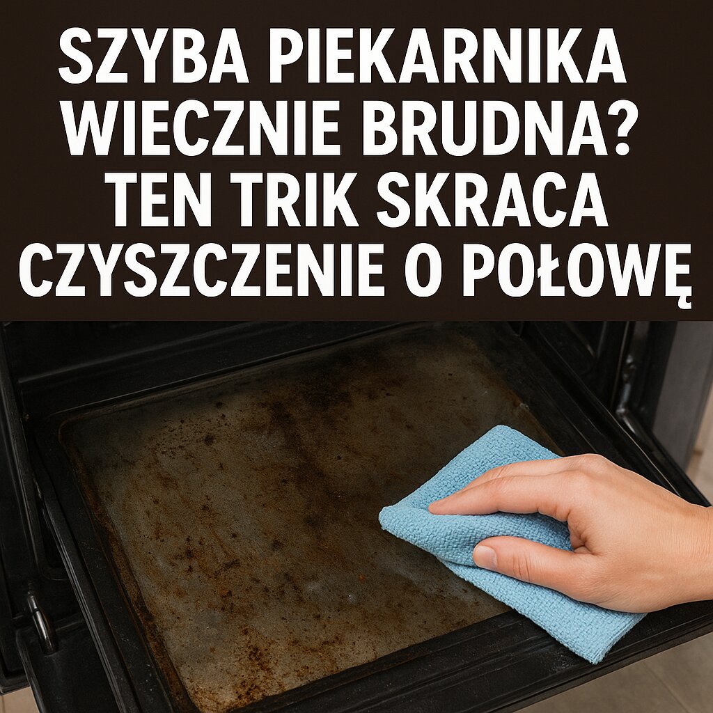 Szyba piekarnika wiecznie brudna Ten trik skraca czyszczenie o połowę