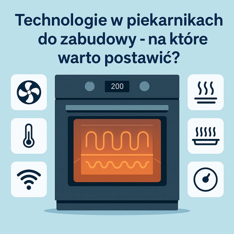 Technologie w piekarnikach do zabudowy - na które warto postawić