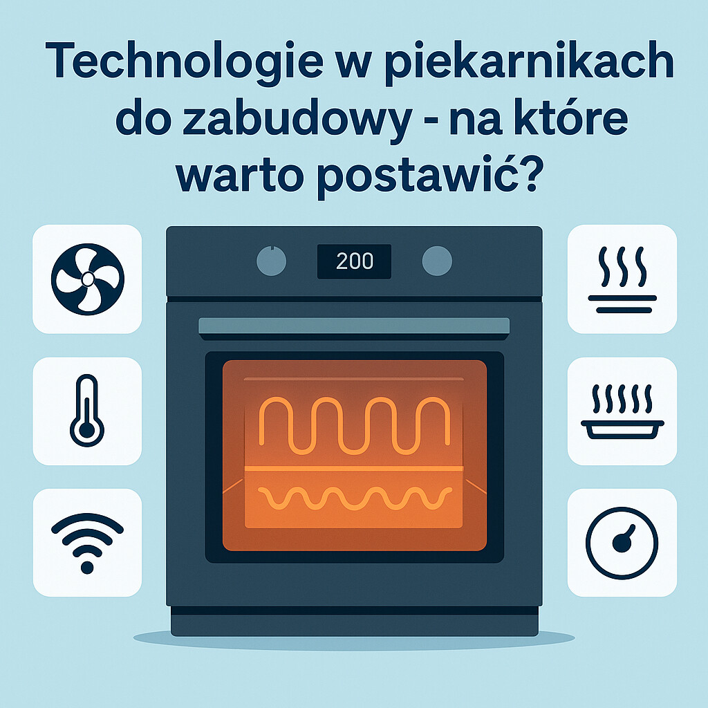 Technologie w piekarnikach do zabudowy - na które warto postawić