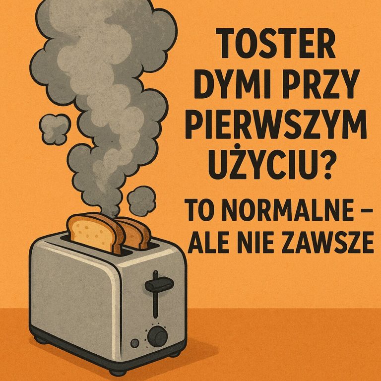 Toster dymi przy pierwszym użyciu To normalne – ale nie zawsze
