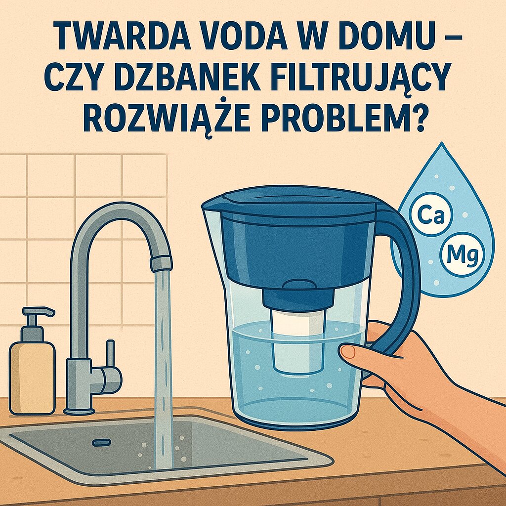 Twarda woda w domu – czy dzbanek filtrujący rozwiąże problem