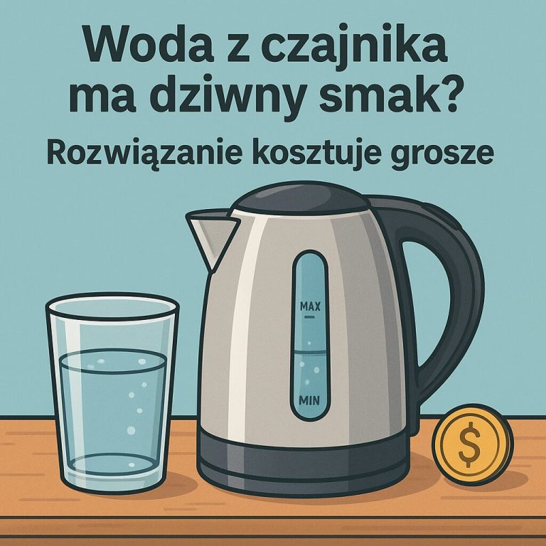 Woda z czajnika ma dziwny smak Rozwiązanie kosztuje grosze