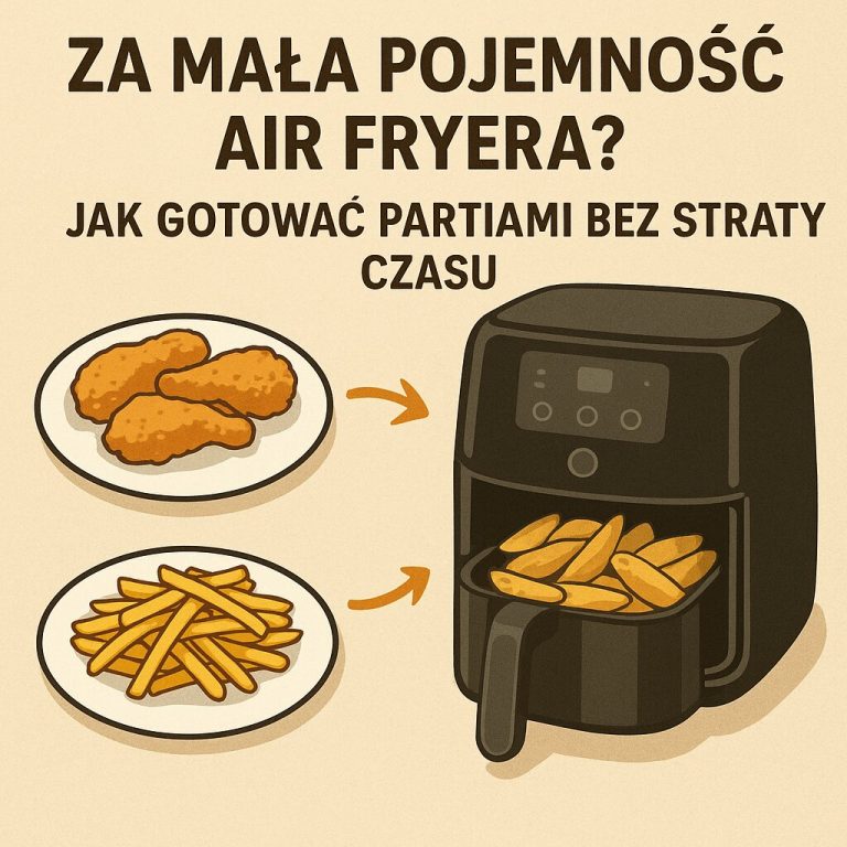 Za mała pojemność Air Fryera Jak gotować partiami bez straty czasu