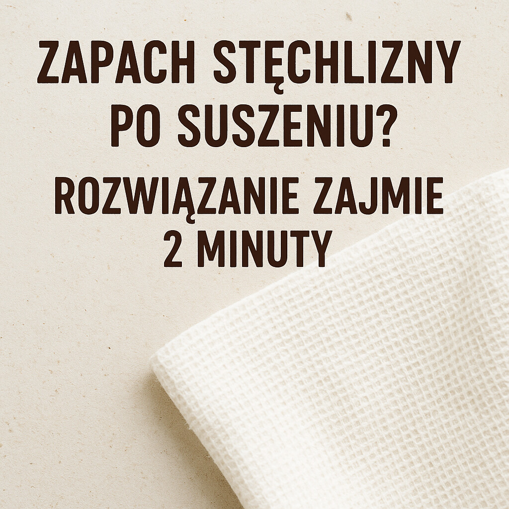 Zapach stęchlizny po suszeniu Rozwiązanie zajmie 2 minuty