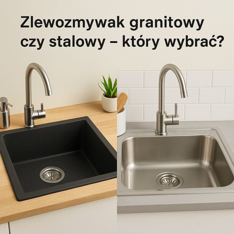 Zlewozmywak granitowy czy stalowy – który wybrać
