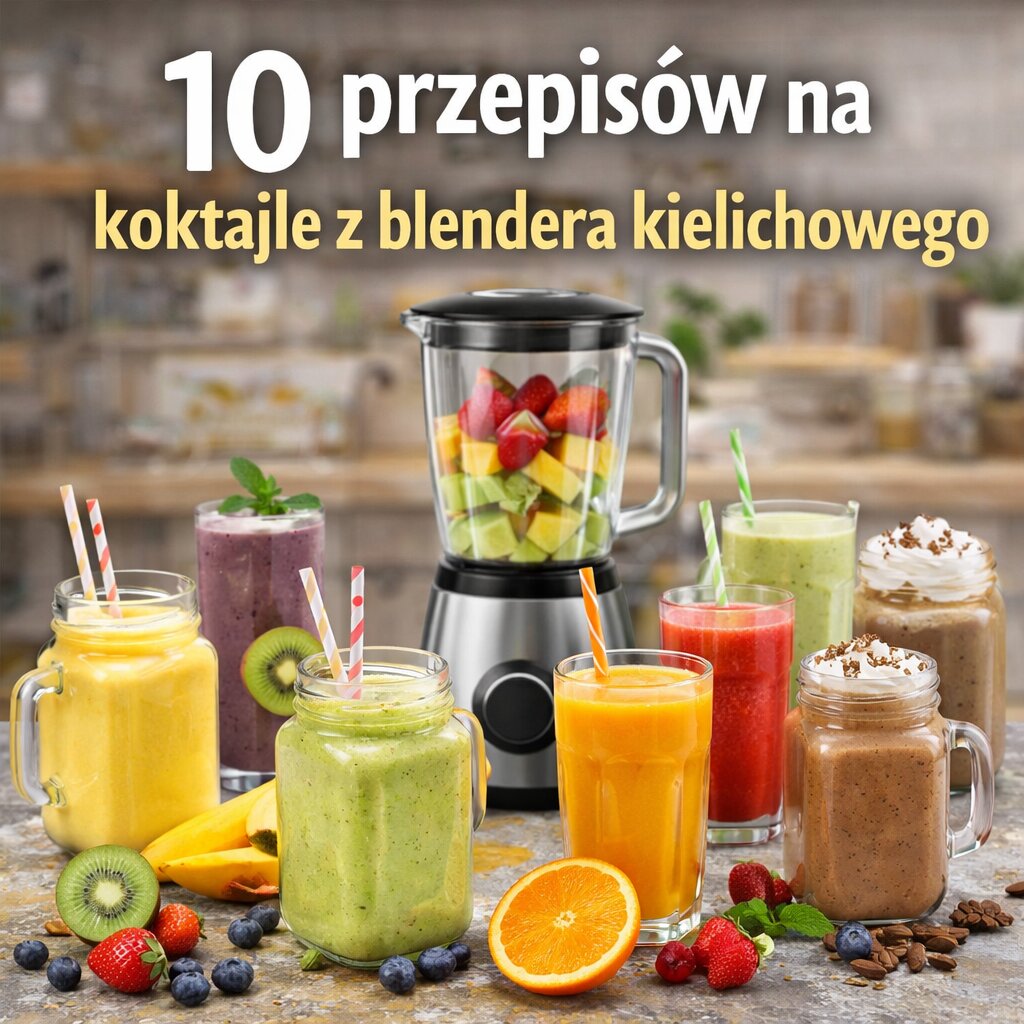 10 przepisów na koktajle z blendera kielichowego