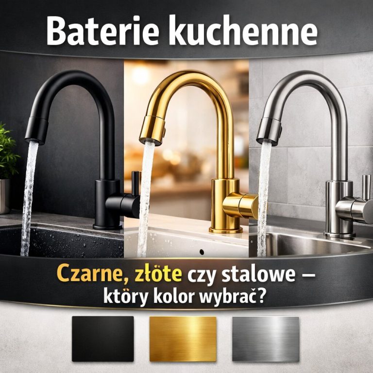 Baterie kuchenne czarne, złote czy stalowe – który kolor wybrać