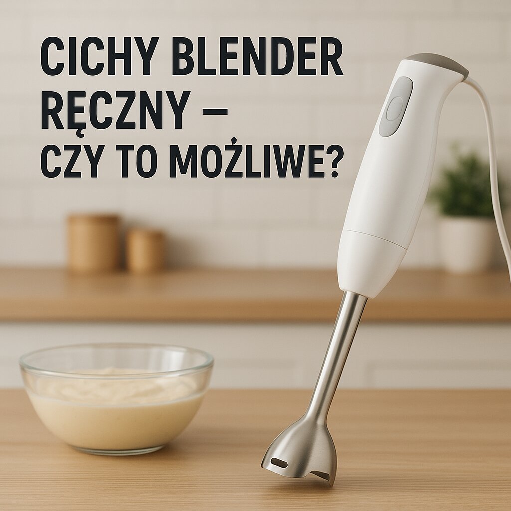 Cichy blender ręczny – czy to możliwe