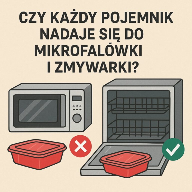 Czy każdy pojemnik nadaje się do mikrofalówki i zmywarki