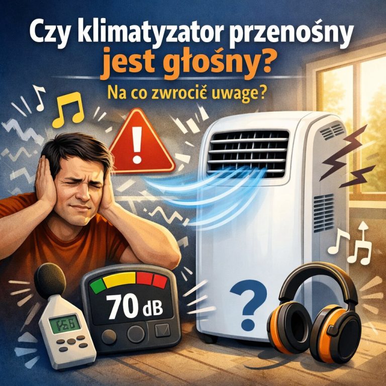Czy klimatyzator przenośny jest głośny Na co zwrócić uwagę