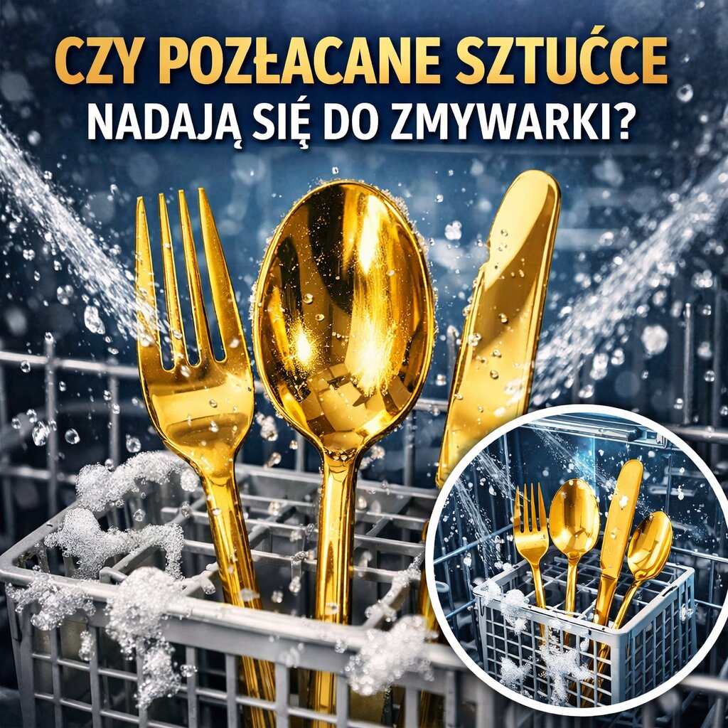 Czy pozłacane sztućce nadają się do zmywarki