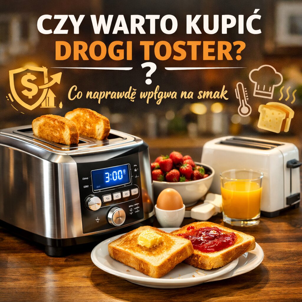 Czy warto kupić drogi toster Co naprawdę wpływa na smak