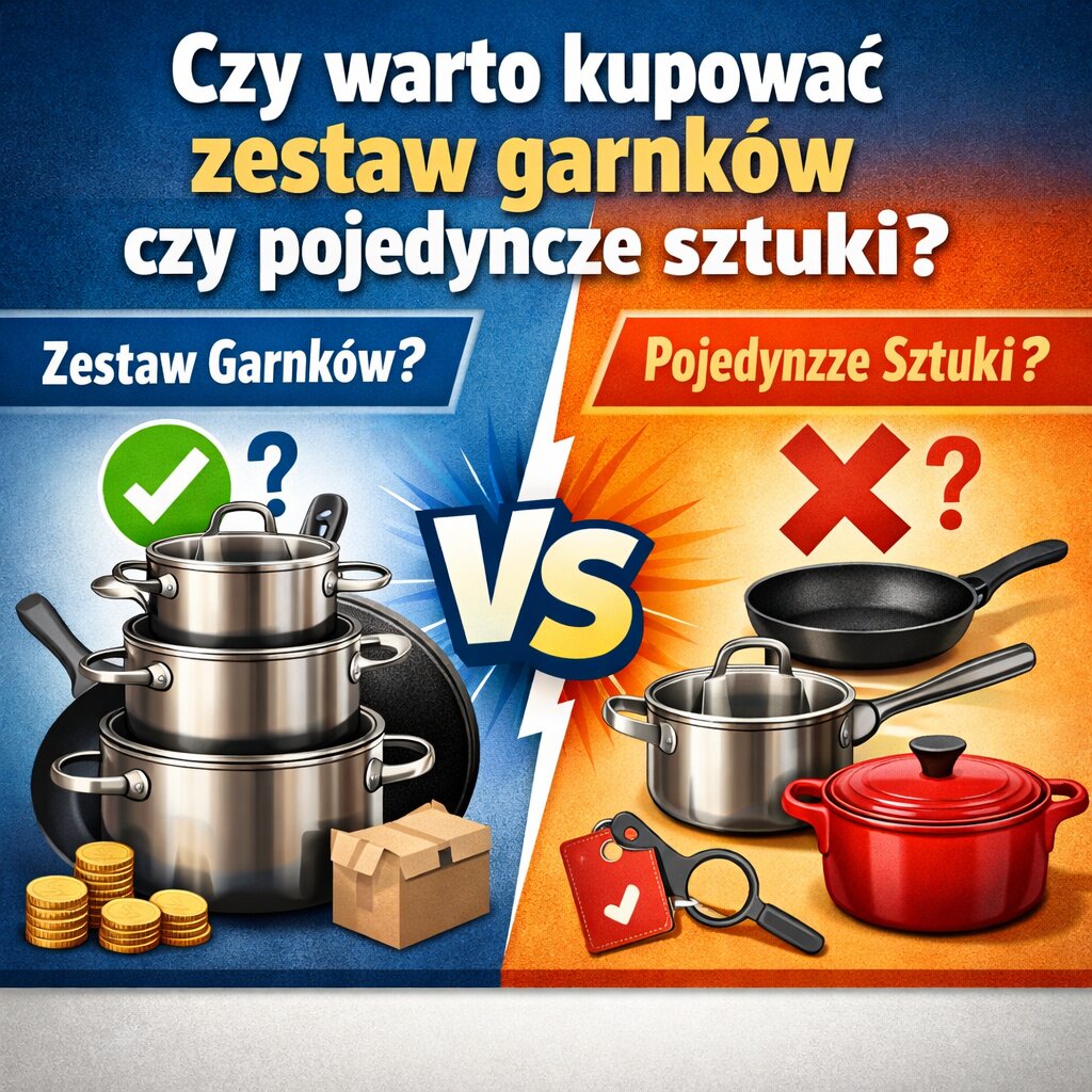 Czy warto kupować zestaw garnków czy pojedyncze sztuki
