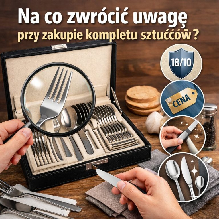 Daj mi grafikę kwadratową do artykułu na temat Na co zwrócić uwagę przy zakupie kompletu sztućców