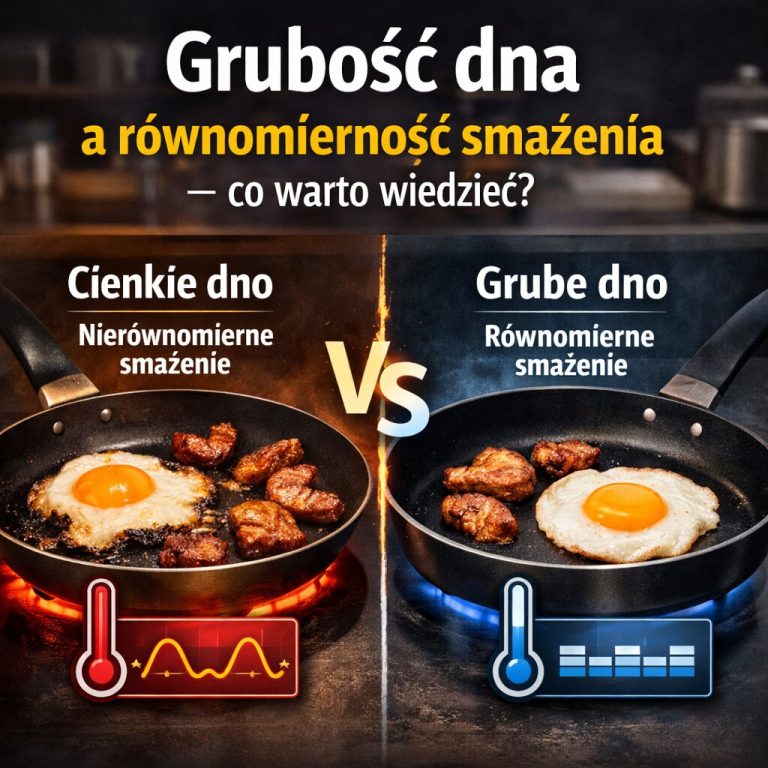 Grubość dna a równomierność smażenia – co warto wiedzieć