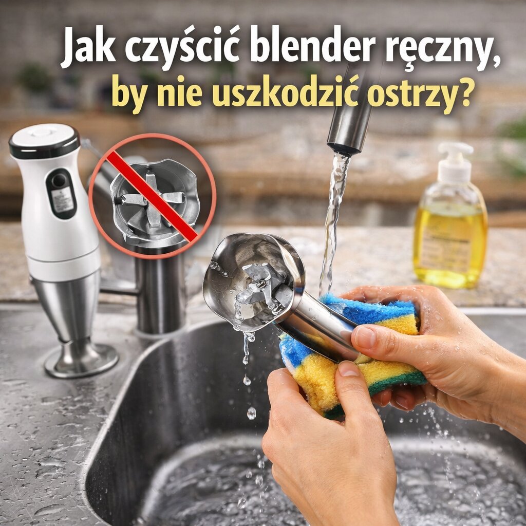 Jak czyścić blender ręczny, by nie uszkodzić ostrzy