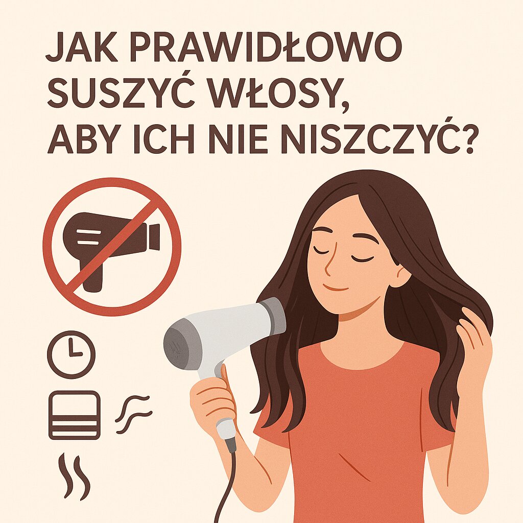 Jak prawidłowo suszyć włosy, aby ich nie niszczyć