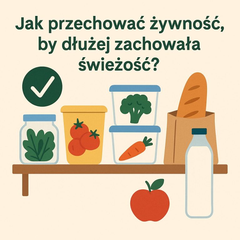 Jak przechowywać żywność, by dłużej zachowała świeżość
