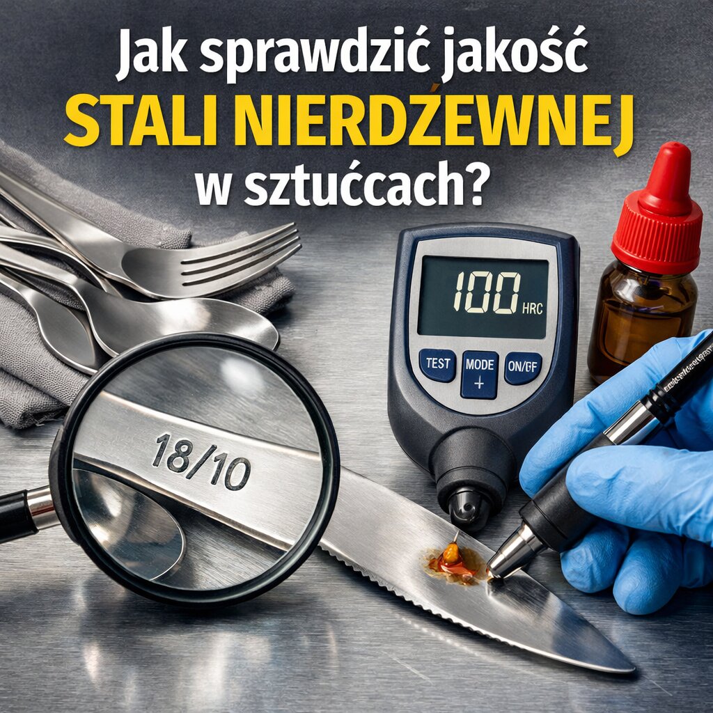 Jak sprawdzić jakość stali nierdzewnej w sztućcach