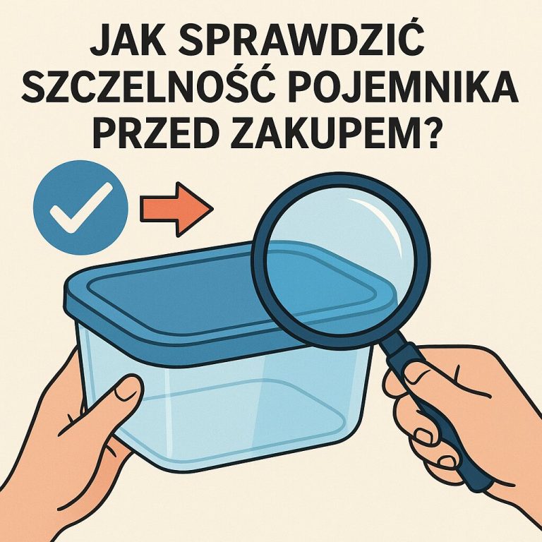 Jak sprawdzić szczelność pojemnika przed zakupem
