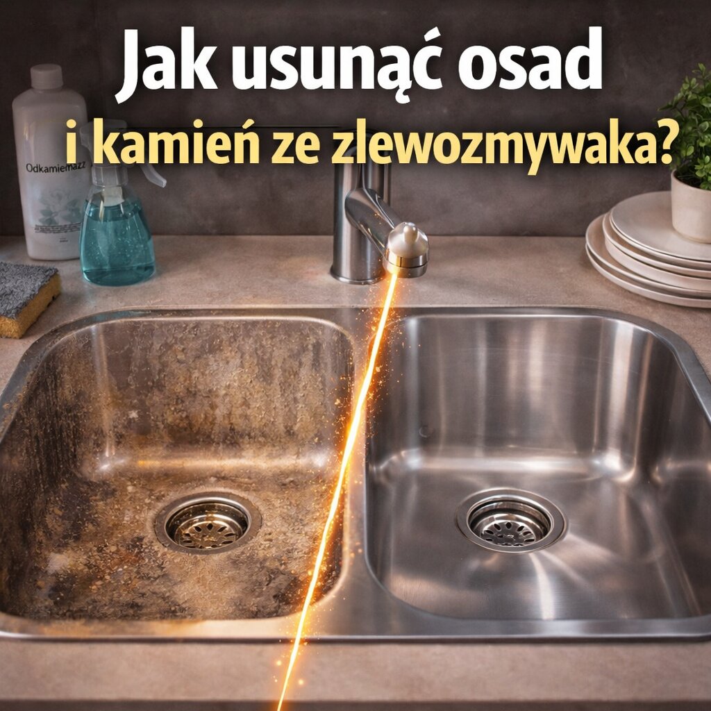 Jak usunąć osad i kamień ze zlewozmywaka