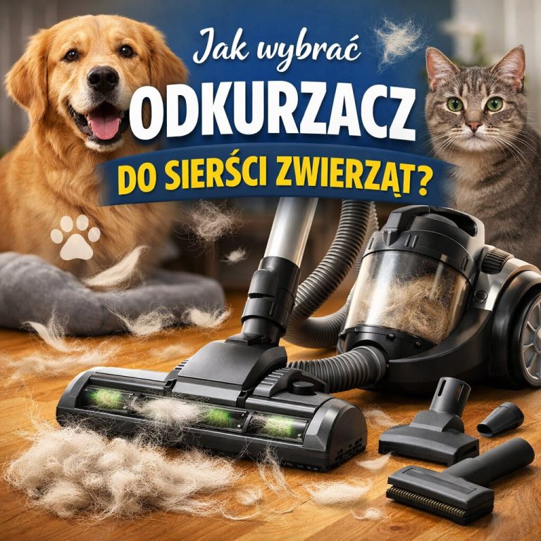 Jak wybrać odkurzacz do sierści zwierząt