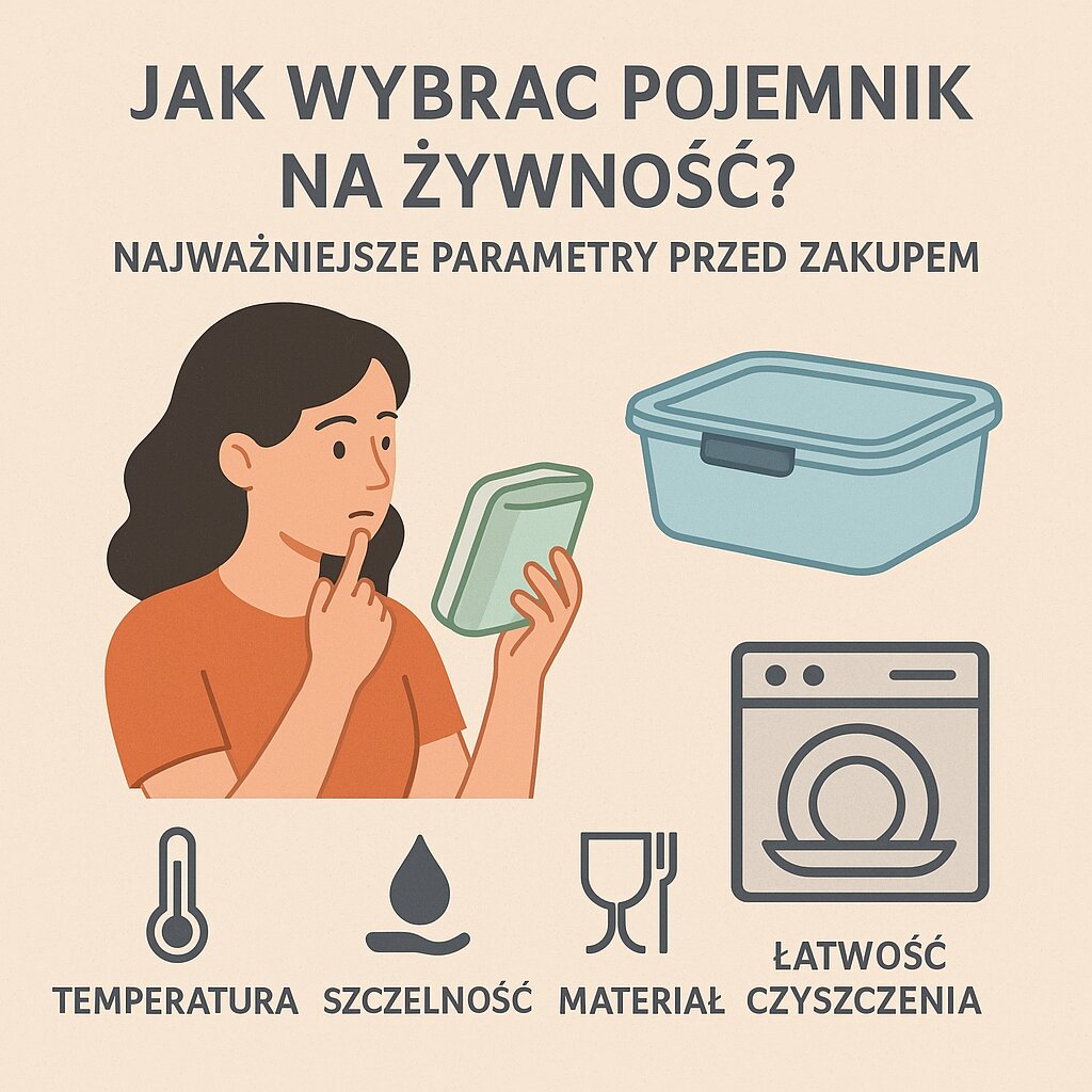 Jak wybrać pojemnik na żywność Najważniejsze parametry przed zakupem