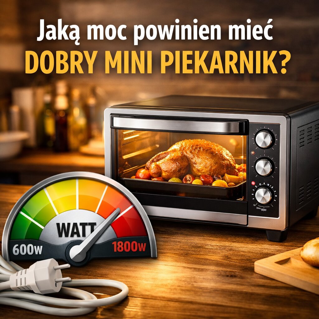 Jaką moc powinien mieć dobry mini piekarnik
