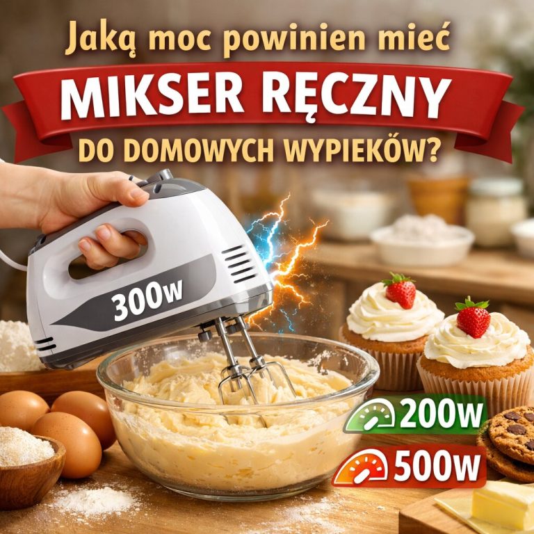 Jaką moc powinien mieć mikser ręczny do domowych wypieków