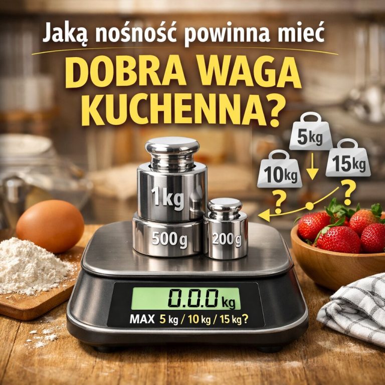 Jaką nośność powinna mieć dobra waga kuchenna