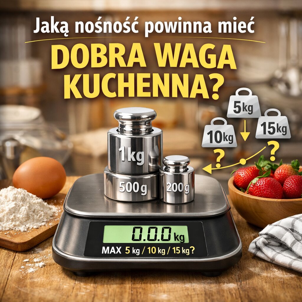 Jaką nośność powinna mieć dobra waga kuchenna