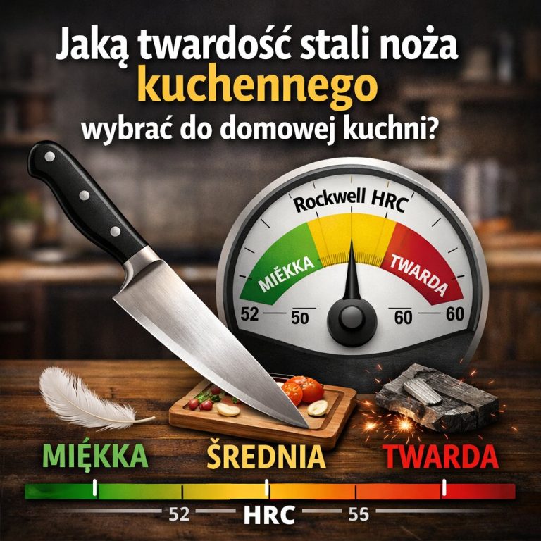 Jaką twardość stali noża kuchennego wybrać do domowej kuchni