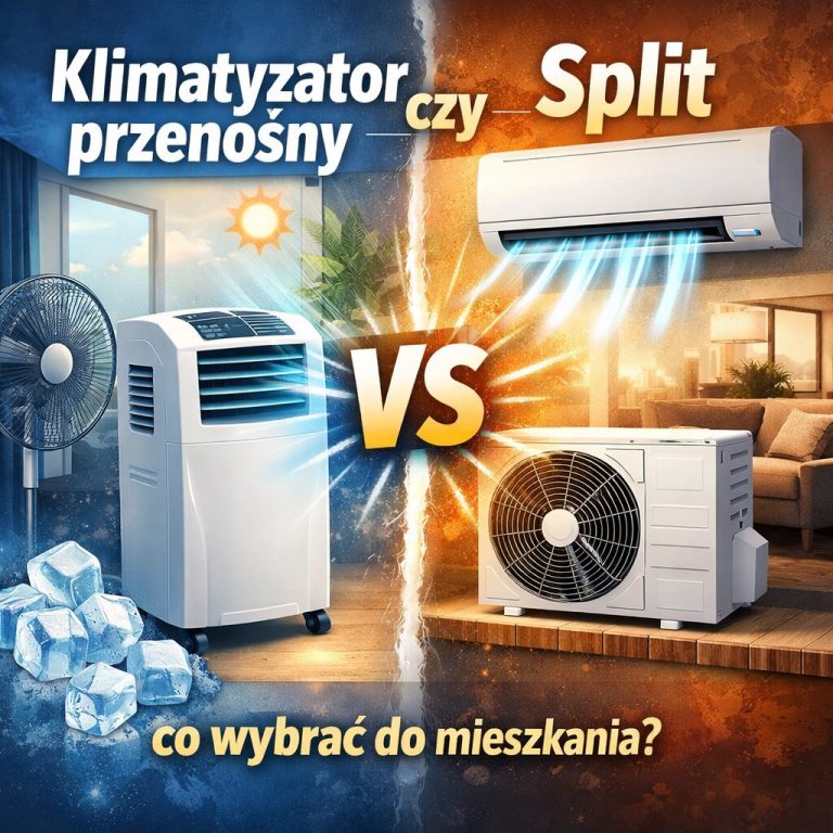 Klimatyzator przenośny czy split – co wybrać do mieszkania