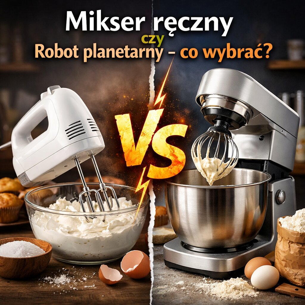 Mikser ręczny czy robot planetarny – co wybrać