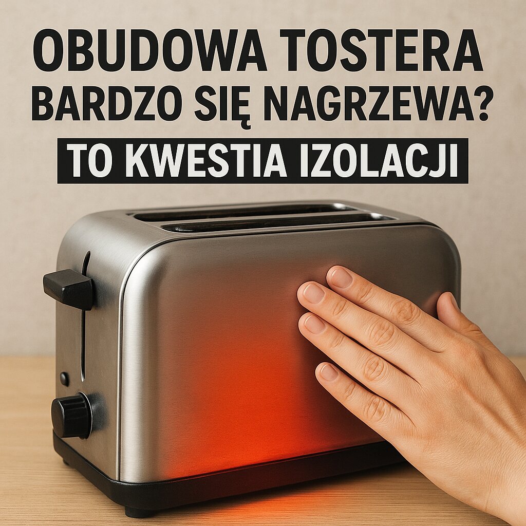 Obudowa tostera bardzo się nagrzewa To kwestia izolacji