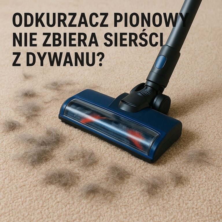 Odkurzacz nie zbiera sierści z dywanu