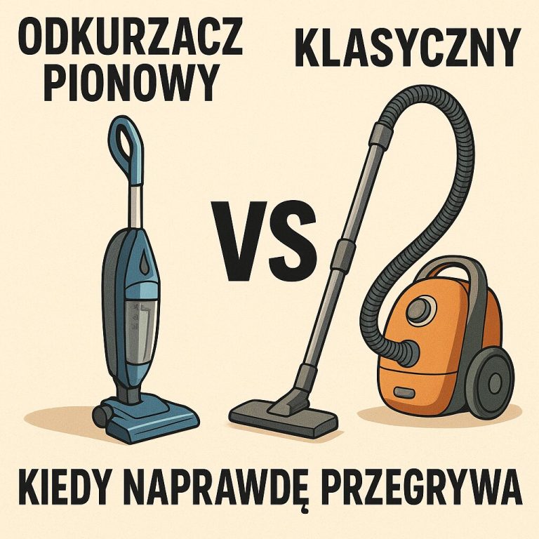 Odkurzacz pionowy vs klasyczny – kiedy naprawdę przegrywa