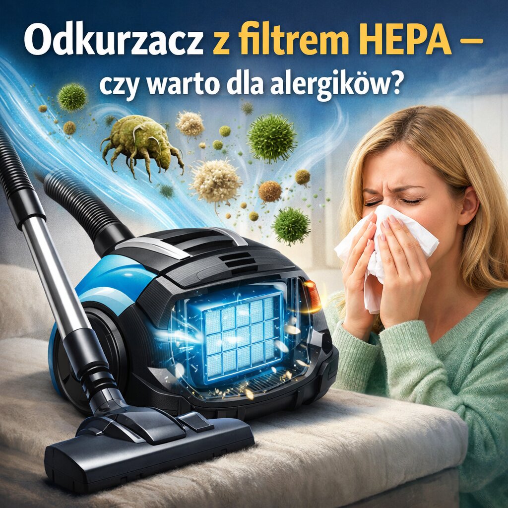 Odkurzacz z filtrem HEPA – czy warto dla alergików