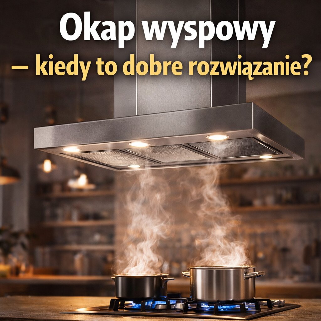Okap wyspowy – kiedy to dobre rozwiązanie