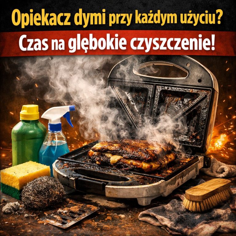 Opiekacz dymi przy każdym użyciu Czas na głębokie czyszczenie
