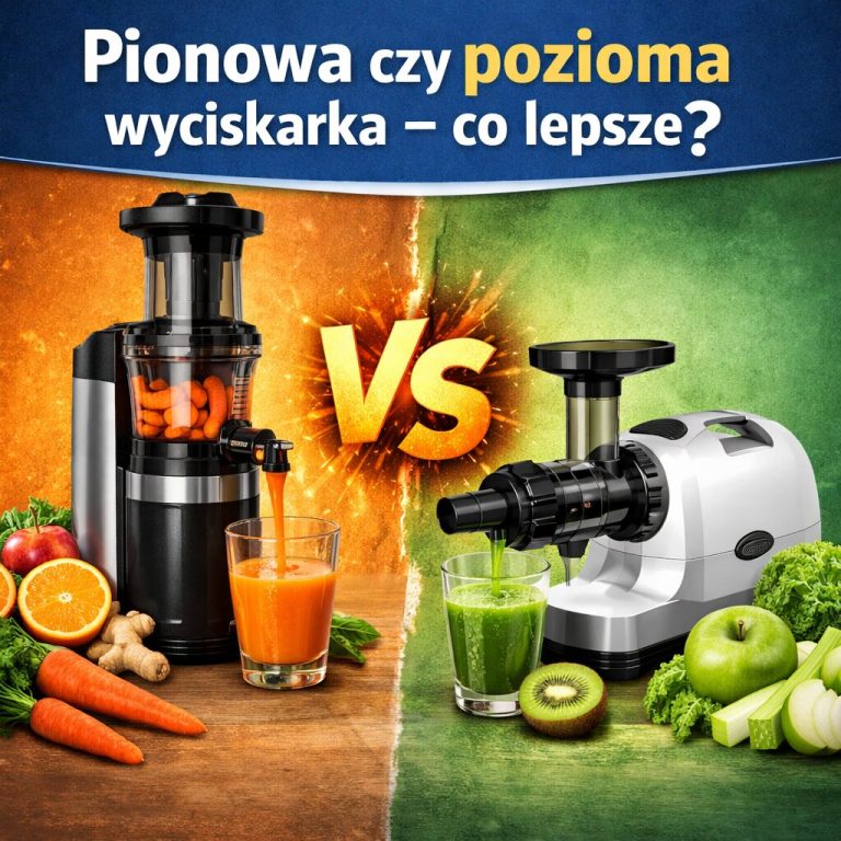 Pionowa czy pozioma wyciskarka – co lepsze